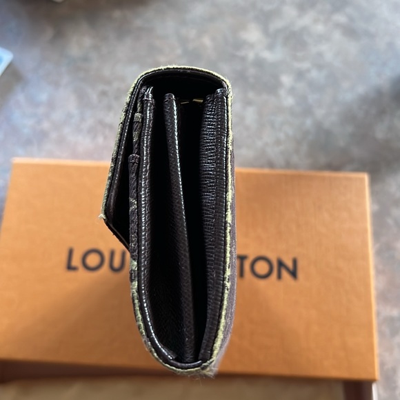 Louis Vuitton Mini Lin Monogram Portefeuille Sarah Wallet - Picture 6 of 16